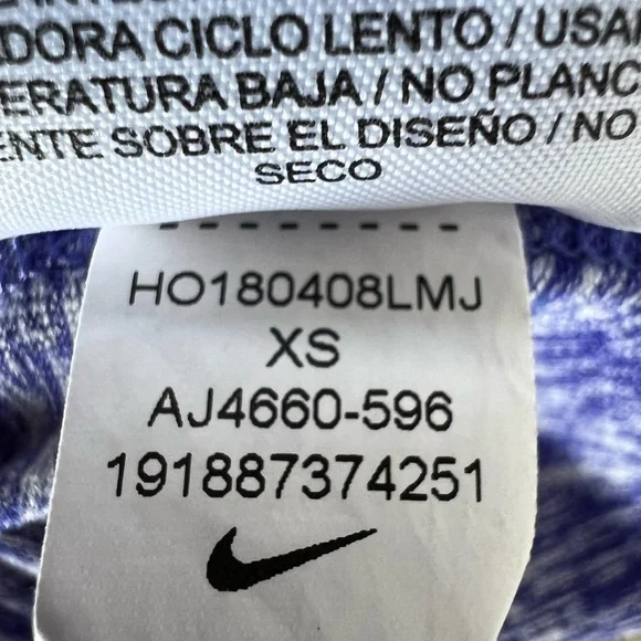 👋🎯Nike Element 1/2 Zip Long Sleeve Running Top Blue Size XS - Picture 9 of 12